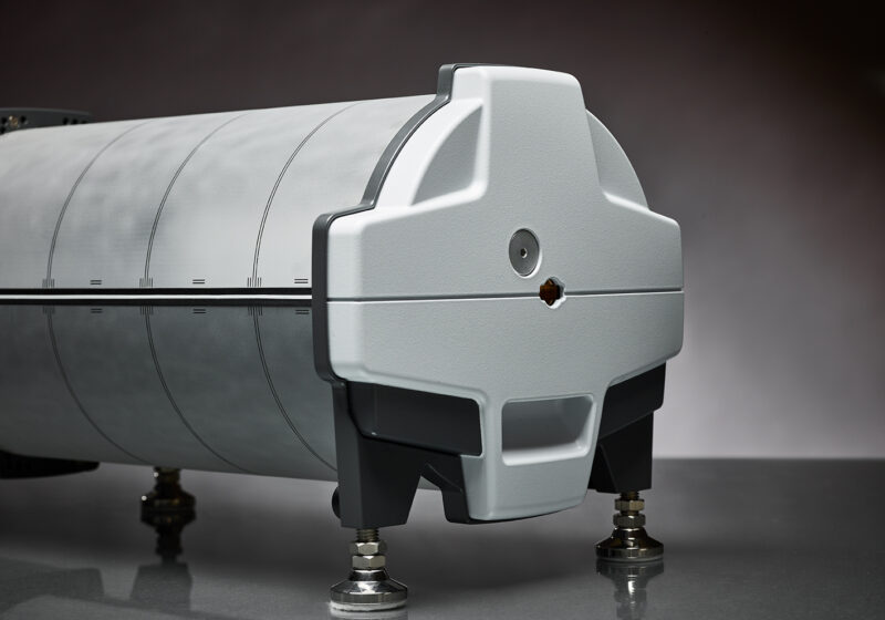 Close up of Delta4 Phantom+ MR ion chamber