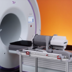 Delta4 Phantom+ and HexaMotion next to Accuray Radixact