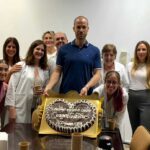 Group picture og the staff of HCD Gómes Ulla celebrating their role as a ScandiDos reference center.