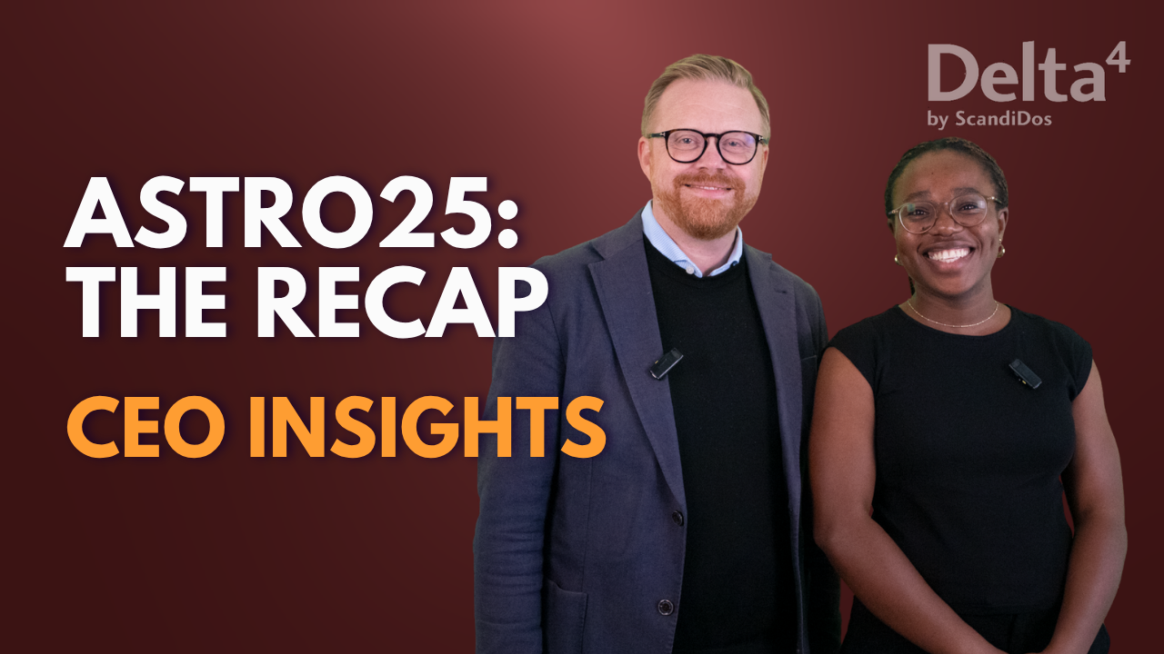 Gustaf and Blessing looking into the camera