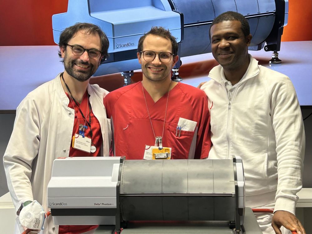 The new Delta4 Phantom+ being prepared for Varian TrueBeam patient QA at Vivantes Klinikum Neukölln, following an upgrade from the Delta4 PT system.